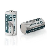 Olight CR123A 2 Pezzi Batterie 3V 1600mAh al litio Batteria standard per fotocamere torce dispositivi elettronici - RgFngN7D