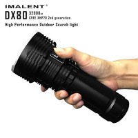 Powerful Flashlight Torcia SOMESUN IMALENT DX80 XHP70 LED Most Powerful Flood LED Seach Flashlight (Black) - m7ZSWojD