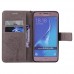 Voguecase® Per Samsung Galaxy J5 2016 J510 (grande albero - grigio) Elegante borsa in pelle Custodia Case Cover Protezione chiusura ventosa Con Stilo Penna - 1r5xaHVO