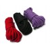Morbido 10-meter (33 piedi) Shibari giapponese corda di cotone – Confezione da 3 (nero rosso e viola) – lavabile alta qualità multiuso Restraints - bfC2zkKo