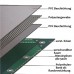 Telone per copertura in PVC 650 g/m² 5 x 6m (30m²) colore: bianco - o1blF65t