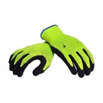 g & F 1516 x l-1 Premium High visibility all Purpose Microfoam double Texure coating Safety work & Garden Gloves per uomini e donne  verde  1516S-3 - LtFDvE6D