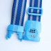 Regolabile da viaggio bagaglio lungo croce con TSA con lucchetto a combinazione – resistente antiscivolo cintura di sicurezza per bagagli valigia 45 7 cm ~ 86 4 cm Blue - H7tyWemS