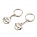 SODIAL(R) Anziano umoristico e donne catene chiave personalizzate Supporto coppie metallo alta qualita' anello chiave - EQl08ayE