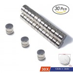 30 pezzi magneti al neodimio N52 dischi 10x3 mm | Magnete da frigorifero Calamita da bacheca Magnete permanente Magnete per lavagna interattiva - FTgZw3RH