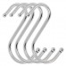 Sodial(R) - Set di 4 ganci a uncino a forma di S in metallo per sciarpe abiti tazze e affini - s9TYZxhl