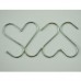 Sodial(R) - Set di 4 ganci a uncino a forma di S in metallo per sciarpe abiti tazze e affini - s9TYZxhl