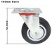 4 rotelle Universal ruote di trasporto Ruote Fisse direzionabili 4 Rollen 100mm - 6n4Mpc1T