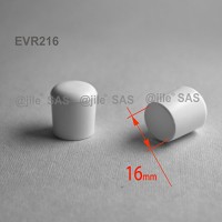 ajile - 12 pezzI - Tappi proteggi-pavimento per mobili diametro d = 16 mm - Polietilene BIANCO - EVR216 - 2vwKQWuU