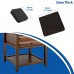 Simala Premium Furniture Pads 150 pezzi. 118 Heavy Duty self stick feltro piedini per proteggere pavimenti in legno e 32 Noise Dampening trasparente paracolpi in gomma - cODKNj8d