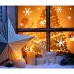 Fiocco di neve adesivi; 190PCS statica riutilizzabile adesivi per finestre in PVC con 5 pezzi Babbo Natale e pupazzo di neve natalizio adesivi per finestra di visualizzazione fai da te Decorazione - Fh9e6Qye