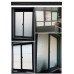 Pellicola decorativa non adesiva per finestre per la privacy vetrofania anti-UV (45 7 x 99 1 cm) persiane modello satinato Vinile 60x200 - YHz5fPOx