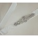 Dress Applique di cristallo nuziale strass Sash da sposa perla cerimonia nuziale in rilievo cintura nastro bianco - 9NQ6D00FE