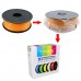 TIANSE Arancione filamento PLA per stampanti 3D 1 75 mm precisione dimensionale +/- 0 03 mm (2 2 lbs.) - ZOQ7R1Z3N