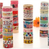 10 Kawaii 5M Tapes Mix Designs Cartoon Adhesive Tape Set for Scrapbooking/Craft - Z4SKWEQ6U