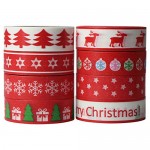 UOOOM 8 Rotoli Washi Tape Natale Christmas Decorativo Nastri Adesivi 15mm x 10m (Design 9050) - IGL64B0PJ