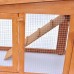 vidaXL Grande gabbia coniglio all'aperto Casa piccoli animali domestici con tetto Legno - O47M7YGCY