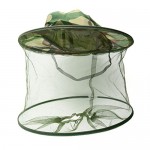 WINOMO Anti-zanzara ape insetto cappello con rete di protezione all'aperto pesca attrezzature (Camouflage) - IZLCYPSJN