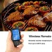 Termometro da Cucina PIMITI Wireless Termometro Digitale Forno Termometro BBQ con Timer/Allarme & Smart Carne Sonda per Barbecue Forno Grill Nero - T3DMW7ZQK
