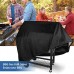Yokamira Grill Barbecue Copertina barbecue copertura impermeabile resistente di gas copertura della griglia per Barbecue Telo Protettivo per Barbecue - Nero (145 * 61 * 117 cm) - BOCM0MCCN