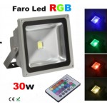 FARO LED RGB 30W PER ESTERNI IP65 Multicolor con telecomando di CS ELETTROINGROS - PA5KT2I3Q