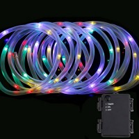 LE Cavo Tubo luminoso LED 5m con Batterie  Impermeabile Multicolore Per esterni  luce decorativa Natale Capodanno 4 Stagioni - H8Y0J2IFA