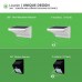 Licwshi Luci solari 450 Lumens esterna impermeabile lega di alluminio Housing 48 radar LED sensore di movimento per Step Giardino Cortile Deck(2018 nuova versione - 2 pezzo) - TOKZ9KDEM