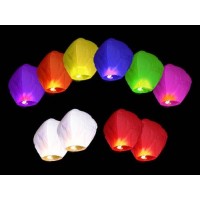 Lotto 10 colorate lanterne cinesi volanti sky - 5MG4BWC46