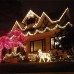Luci da arco solare illuminazione per esterni da giardino da 200 LED per patio paesaggio albero decorazione natalizia (bianco caldo) - 983F8VJDD