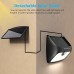 Matone Luce Solare Lampada Solare [Pannello Solare Separabile] Sensore di Movimento Lampada Wireless Impermeabile da Esterno con 48 LED per Parete / Giardino / Terrazzino / Cortile / Scale / Vialetto (Nero) - 4E4IY1NDM