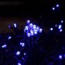 Qedertek Luci Natalizie da Esterno 12M 100 LED Luci Solare della Stringa Luci Decorazione Natalizie LED Catene Luminose Luci di Natale Addobi Natalizi per Albero di Natale Giardino Terrazza (Blu) - GQ7V2BRLU