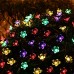 Qedertek Luci Natalizie Solare da Esterno 7M 50 LED Formato di Fiore Addobbi Natalizi Luci per Giardino Patio Luci Decorazioni Natale Catene Luminose Solare per Albero di Natale (Multi-Colore) - PTWQY0HBC