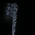 Tenda luce LED colore bianco freddo esterno tenda luminosa a cascata illuminazione natale 12 metri 600 lampadine LED per Giardino Terrazza Balcone Casa Grondaia - A69HLLJ87