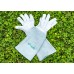 Guanti da giardinaggio per gli uomini e le donne. Pelle di capra guanti da giardinaggio in pelle con polsino bovina lunghi per proteggere le braccia fino ai gomiti (Medio Naturale) - FBNIP7RMX