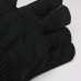 Gyxtech Kevlar guanti di sicurezza da lavoro per uomini in acciaio inossidabile in rete metallica da macellaio per protezione da tagli nero 1 paio - J2DEH529Y