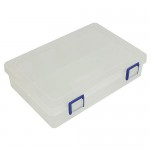 Amico - Valigetta a 8 scomparti per componenti elettronici  in plastica  colore: Bianco trasparente - SA2TXXUT2