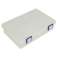 Amico - Valigetta a 8 scomparti per componenti elettronici in plastica colore: Bianco trasparente - SA2TXXUT2