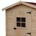 Box Casetta in legno 195x195xh200cm + pavimento giardino ripostiglio AL2020.01N - 2U8EHTA5V