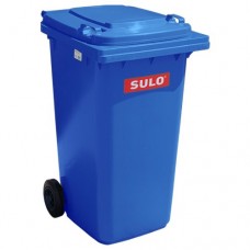 Pattumiera SULO 240 L blu contenedore riciclaggio con ruote e coperchio raccolta differenziata (22066) - NAAWUBVPA