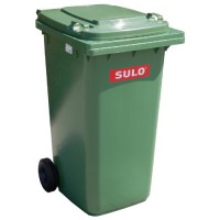 Pattumiera SULO 240 L Verde contenedore riciclaggio con ruote e coperchio raccolta differenziata (22065) - XOOQXRPIB