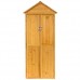 TecTake Armadio da esterno in legno casetta per gli attrezzi | tetto a punta | 69 x 60 x 211 cm - 9NK9F1RLK