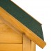 TecTake Armadio da esterno in legno casetta per gli attrezzi | tetto a punta | 69 x 60 x 211 cm - 9NK9F1RLK