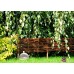Bordura in legno naturale impregnato: 1 elemento (altezza 30cm) in 25 dimensioni diverse da Floranica® recinto in vimini per aiuole e paletti in faggio lunghezza:100cm - XPQJ7ZZFV