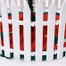 Gorgebuy 5 PCS recinzione in plastica bianca Natale Decorazione in legno di Natale Giardino in miniatura - OUXMJZZGC