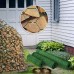 Rete recinzione in ferro casa pura® | PVC | Per giardino | Maglia esagonale | Verde 13 mm | 100cmx25m - BPUZFQCP6