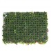 Siepe artificiale pianta artificiale erba fiore foglia siepe per decorazione casalinga ornamento giardini balconi e terrazze 63 cm x 44 cm - WCMS3CPE5