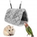 Bello Luna Grigio pappagallo nido PET nido inverno caldo amaca appeso grotta gabbia peluche Happy Hut letto tenda (S) - NAGR94HTV