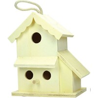 Casa/casetta/nido per uccellini  in legno cm 14x9x18h - NV3MLEMEA
