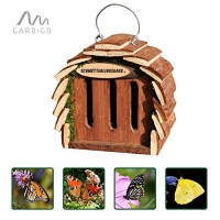 Gardigo casa delle farfalle zur farfalla coltivate e decorativa da giardino naturholzfarben - O4U5EQX27