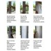 Juleya AirLock 1000 guarnizione per porta finestra | per climatizzatori ed essiccatori con scarico esterno dell'aria | Hot Air Stop 4 metro Persiane panno morbido - RuDHNPBR